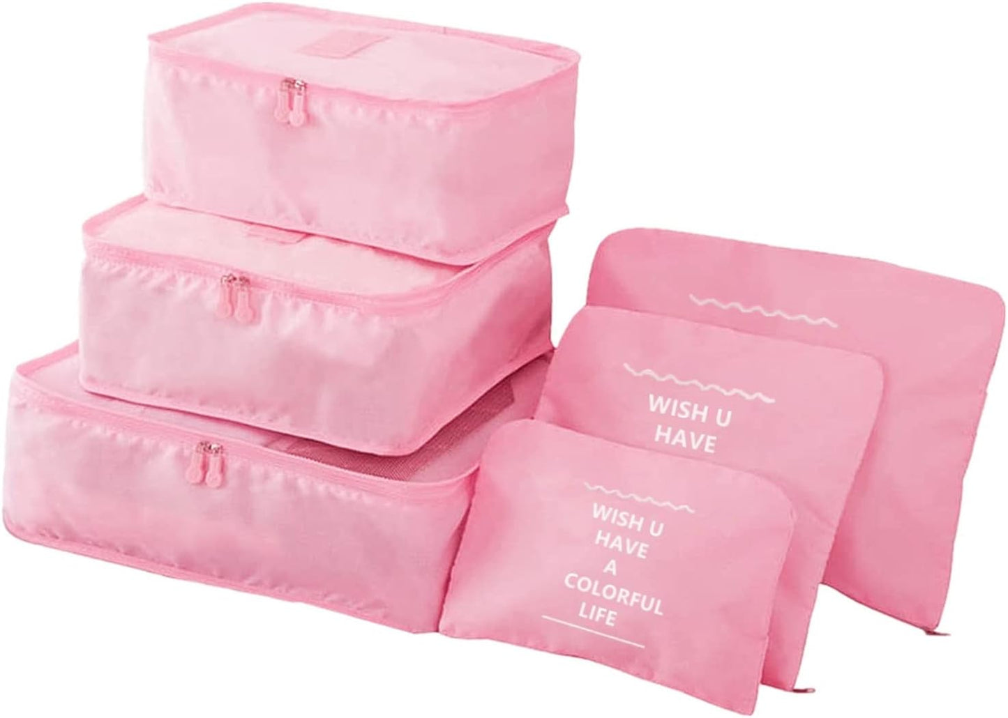 Ensemble de 6 Cubes de Rangement pour Voyage