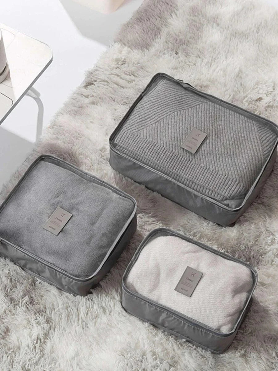 Ensemble de 6 Cubes de Rangement pour Voyage