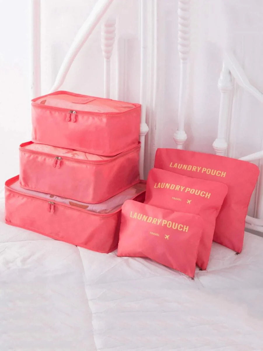 Ensemble de 6 Cubes de Rangement pour Voyage