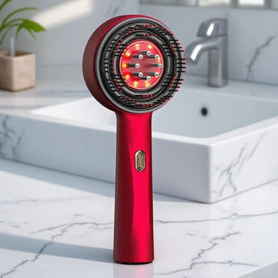 Masseur Électrique du Cuir Chevelu à Lumière Rouge