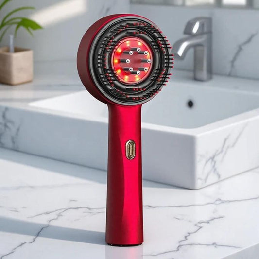 Masseur Électrique du Cuir Chevelu à Lumière Rouge