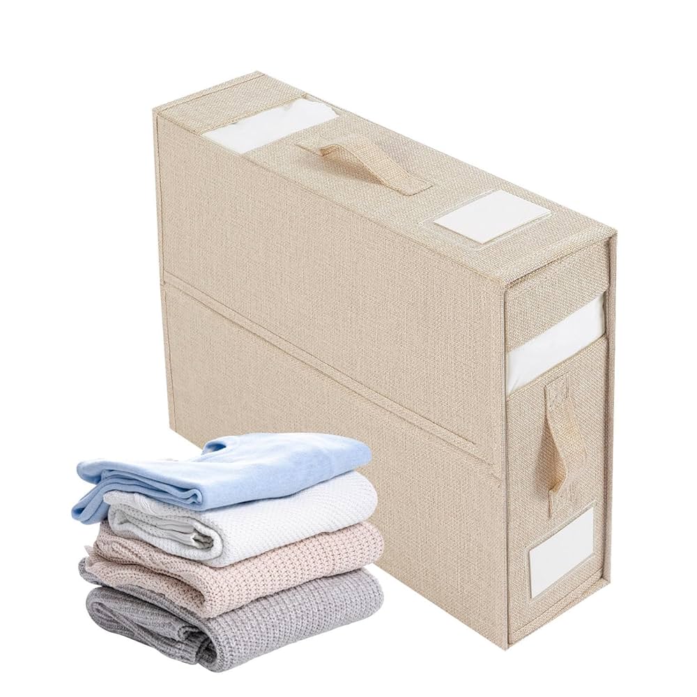 Organisateur de draps et Couettes pliable avec Poignée Renforcée