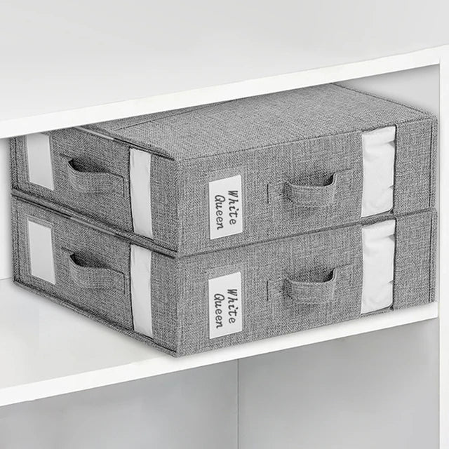 Organisateur de draps et Couettes pliable avec Poignée Renforcée