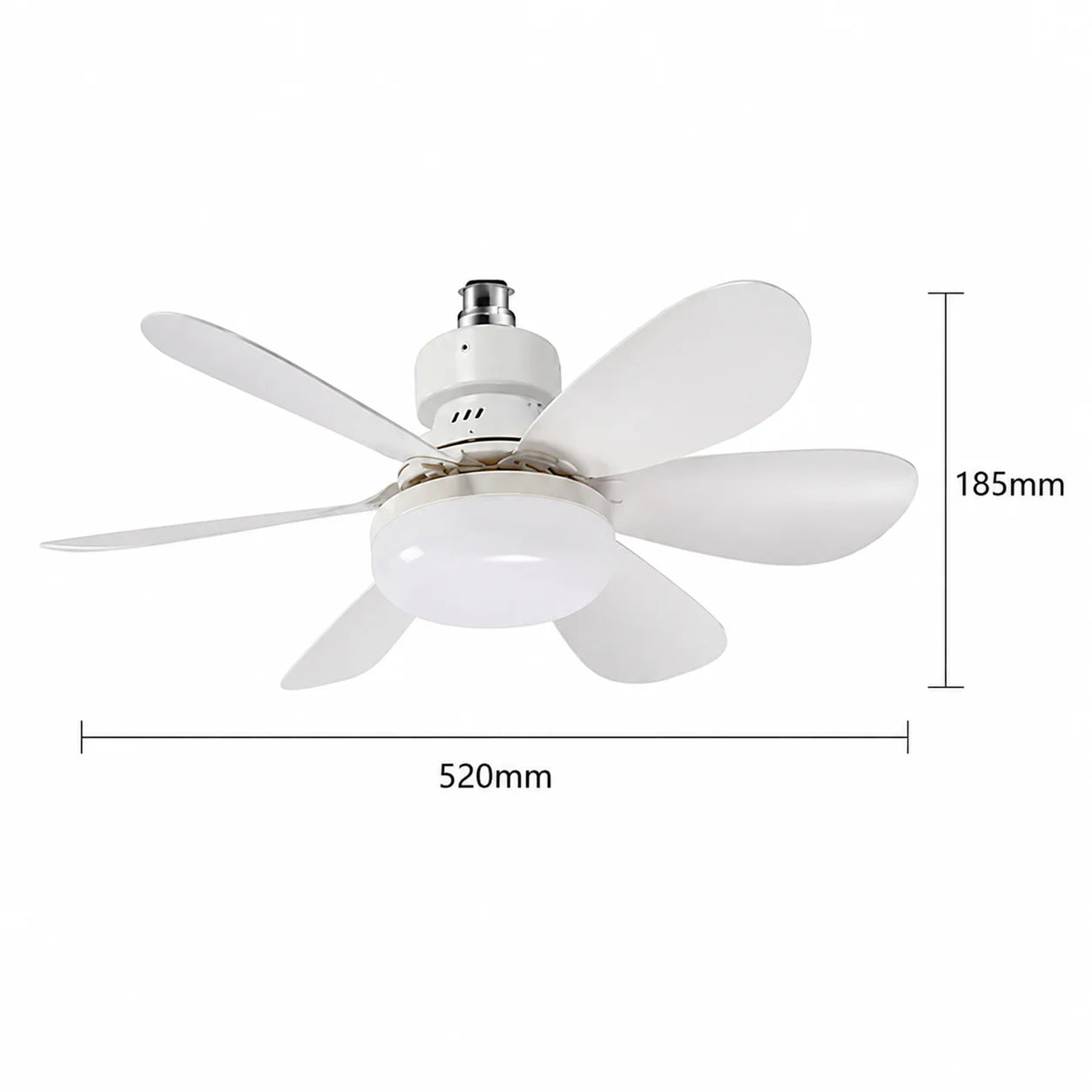 Ventilateur de Plafond LED 2en1
